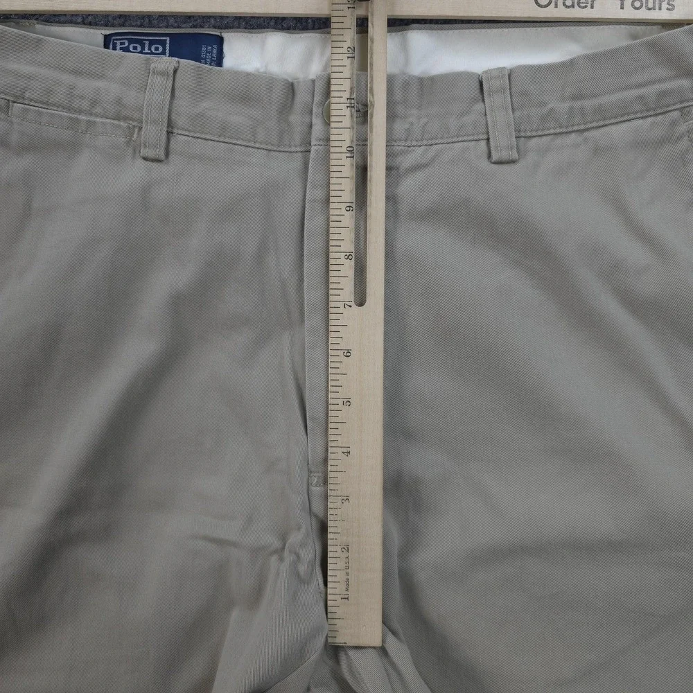 Vintage Polo Ralph Lauren Pants Mens 33x31 Tan Prospect Pant Classic Chino Dress